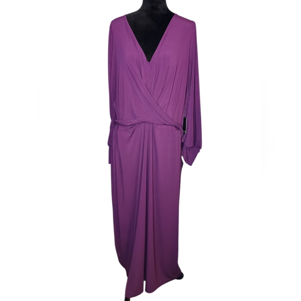 Eloquii purple dress Plus Size Womens 28